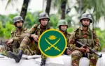 Bangladesh Army Soldier Sitting on APC