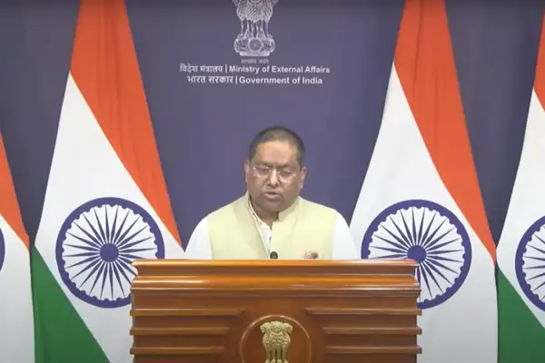 ভারতের পররাষ্ট্র মন্ত্রণালয়ের মুখপাত্র রণধীর জয়সওয়াল। ছবি : সংগৃহীত