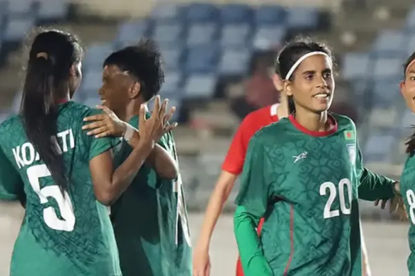 বাহরাইনকে ৭-০ গোলে হারিয়েছে বাংলাদেশ।