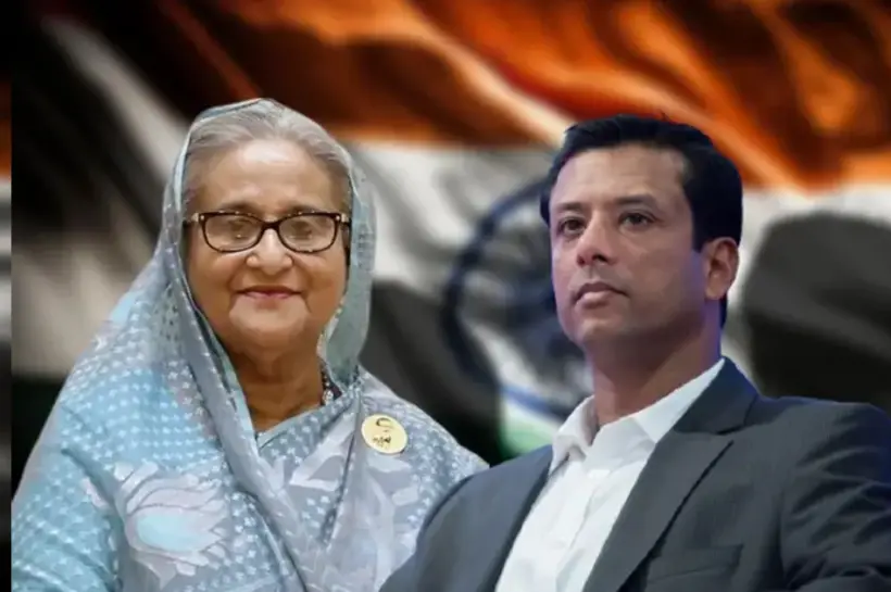 শেখ হাসিনার সঙ্গে দেখা করতে এখন ভারতে রয়েছেন তার ছেলে সজীব ওয়াজেদ জয়।