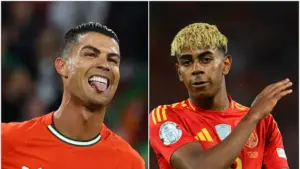 পর্তুগাল ও স্পেন দুই দলই একবার করে নেশন্স লিগে চ্যাম্পিয়ন হয়েছে।