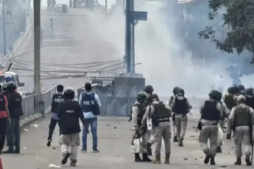 ফের উত্তাল ভারতের উত্তরপূর্বাঞ্চলীয় মণিপুর রাজ্য।