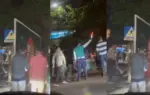 চাপাতি হাতে ব্যাগ ছিনিয়ে নিয়ে পুলিশের সামনে দিয়ে চলে গেল ছিনতাইকারী।