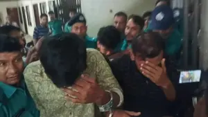 চারজনকে সাত দিনের রিমান্ডে পাঠিয়েছেন আদালত।