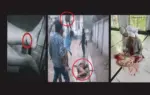 বাংলাদেশে জনসম্মুখে ভয়াবহ নৃশংসতা ঘটে চলেছে যার তিনটি ছবি এখানে দেয়া হয়েছে যাতে দেখা যাচ্ছে একজনের পায়ের রগ কাটা, একজনকে পাথর নিক্ষেপ করে হত্যা করা হচ্ছে এবং মসজিদের ভেতর ইমামের উপর হামলা করে রক্তাক্ত করা হয়েছে।