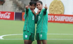 মাত্র ২৩ সেকেন্ডের মাথায় ভারতের বিপক্ষে গোল পেয়েছে বাংলাদেশ।