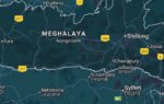 মেঘালয় ও বাংলাদেশের সীমান্তের ম্যাপ