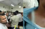 আদালতে বিচারকের সামনেই এক সাংবাদিকের ওপর হামলা চালিয়েছেন আইনজীবীরা।