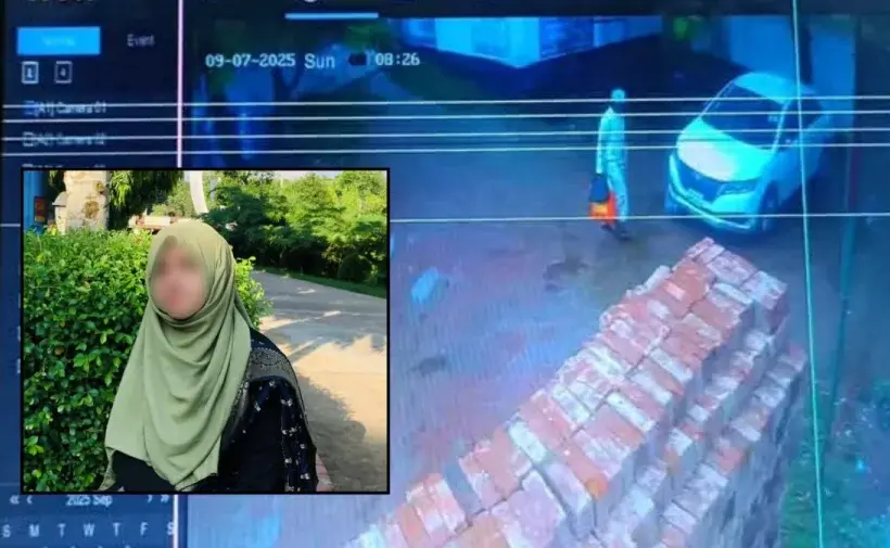 হত্যার ঘটনা জানাজানির পর সিসিটিভি ফুটেজে ধরা পড়া একটি দৃশ্য ঘিরে চাঞ্চল্য সৃষ্টি হয়েছে।