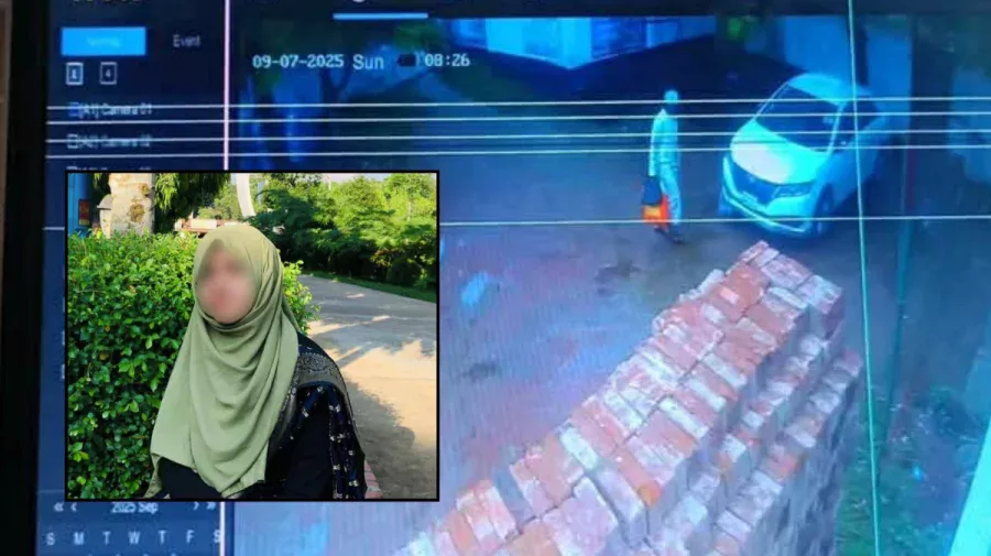 হত্যার ঘটনা জানাজানির পর সিসিটিভি ফুটেজে ধরা পড়া একটি দৃশ্য ঘিরে চাঞ্চল্য সৃষ্টি হয়েছে।