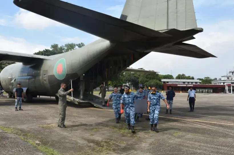 বাংলাদেশ বিমানবাহিনী ও যুক্তরাষ্ট্রের প্যাসিফিক এয়ার ফোর্সের যৌথ মহড়া চলছে।