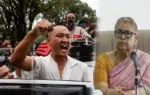 প্রধানমন্ত্রীর সরকারি বাসভবনের সামনে বিক্ষোভ করেছে আন্দোলনকারীদের একটি অংশ।