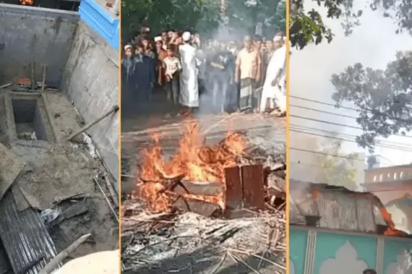 বাংলাদেশে ধর্মীয় উগ্রতার ভয়ংকর চিত্র আবারও প্রকাশিত হলো রাজবাড়ীর গোয়ালন্দে।