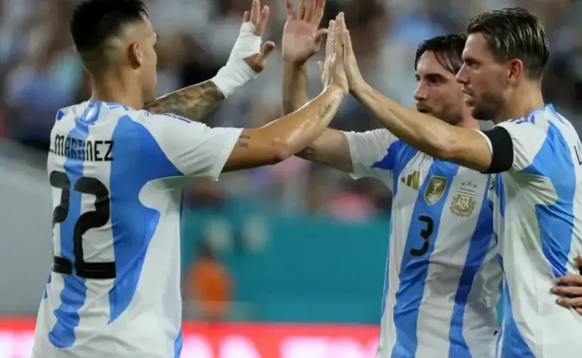 মায়ামির হার্ড রক স্টেডিয়ামের প্রীতি ম্যাচে ১-০ গোলের জয় পেয়েছে আর্জেন্টিনা।