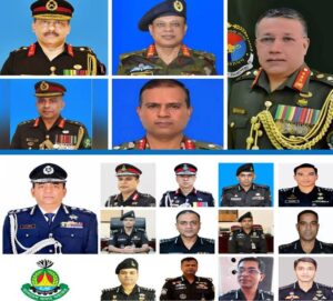 বাংলাদেশ সেনাবাহিনীর কিছু সদস্য যাদের বিরুদ্ধে গ্রেপ্তারি পরোয়ানা জারি করা হয়েছে।