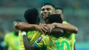 প্রীতি ম্যাচে ব্রাজিল জিতল ৫-০ গোলের বিশাল ব্যবধানে।