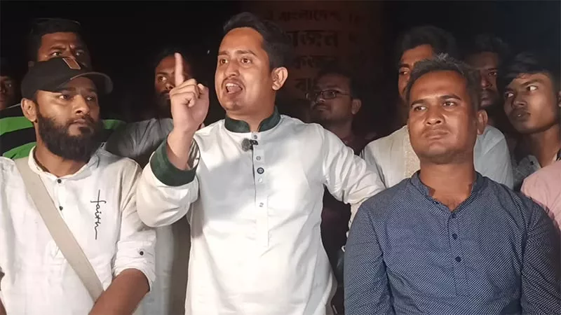 সারজিস আলমের ওই বক্তব্যের একটি ভিডিও সামাজিক মাধ্যমে ছড়িয়ে পড়েছে।