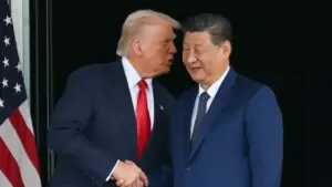 মার্কিন প্রেসিডেন্ট ডোনাল্ড ট্রাম্প ও চীনের প্রেসিডেন্ট শি জিন পিংয়ের বৈঠক শেষ হয়েছে।