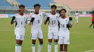 তিমুর-লেস্তেকে ৫-০ গোলের বিশাল ব্যবধানে উড়িয়ে দিয়েছে বাংলাদেশ।