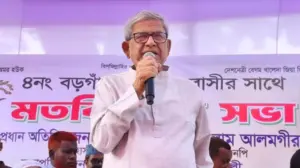 মির্জা ফখরুল ইসলাম আলমগীর বলেছেন, জামায়াতে ইসলামী যেটা বলছে ওটাই না কি করতে হবে; ওটা না করলে না কি ভোট হবে না।