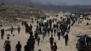 গাজা অভিমুখে ধেয়ে আসছে প্রলয়ংকরী ঝড়।