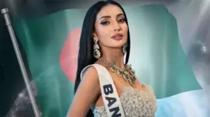 বিশ্বের ১২১টি দেশের সুন্দরীদের মাঝখানে লাল-সবুজের প্রতিনিধিত্ব করছেন বাংলাদেশের তানজিয়া জামান মিথিলা।