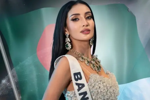 বিশ্বের ১২১টি দেশের সুন্দরীদের মাঝখানে লাল-সবুজের প্রতিনিধিত্ব করছেন বাংলাদেশের তানজিয়া জামান মিথিলা।