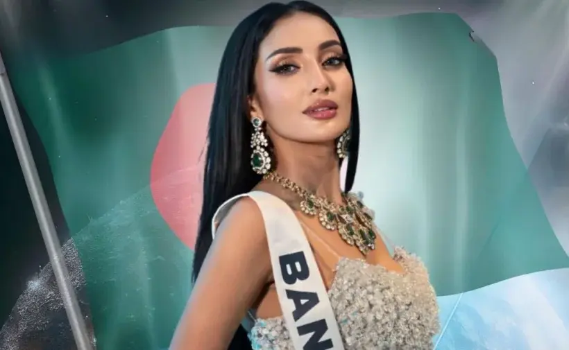 বিশ্বের ১২১টি দেশের সুন্দরীদের মাঝখানে লাল-সবুজের প্রতিনিধিত্ব করছেন বাংলাদেশের তানজিয়া জামান মিথিলা।
