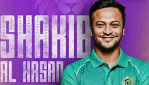 টি-টেন লিগে নতুন ফ্র্যাঞ্চাইজি রয়েল চ্যাম্পসের অধিনায়কের দায়িত্ব পালন করবেন সাকিব আল হাসান।