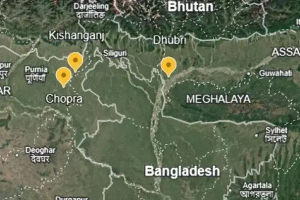 বাংলাদেশের সীমান্তের কাছে অবস্থিত শিলিগুড়ি করিডোরে ভারত নতুন তিনটি সেনাঘাঁটি স্থাপন করেছে।