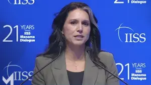 বাহরাইনে অনুষ্ঠিত ‘মানামা ডায়ালগ’ নিরাপত্তা সামিটের আগে এ মন্তব্য করেন তুলসী গ্যাবার্ড।