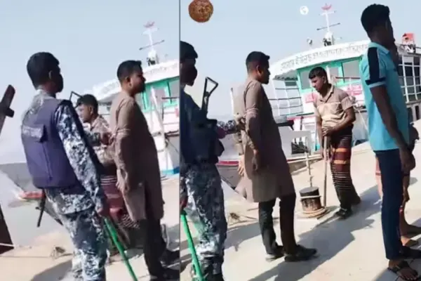 চাঁদা আদায়ের সময় এক ছাত্রদল নেতাসহ তিনজনকে হাতেনাতে আটক করেছে কোস্টগার্ড।