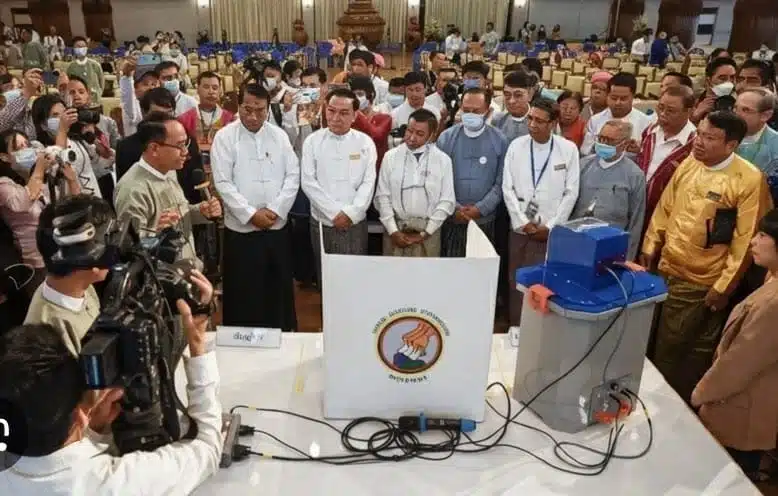 গৃহযুদ্ধ পরিস্থিতির মধ্যে মিয়ানমারে ভোটের আয়োজন করেছে জান্তা সরকার।