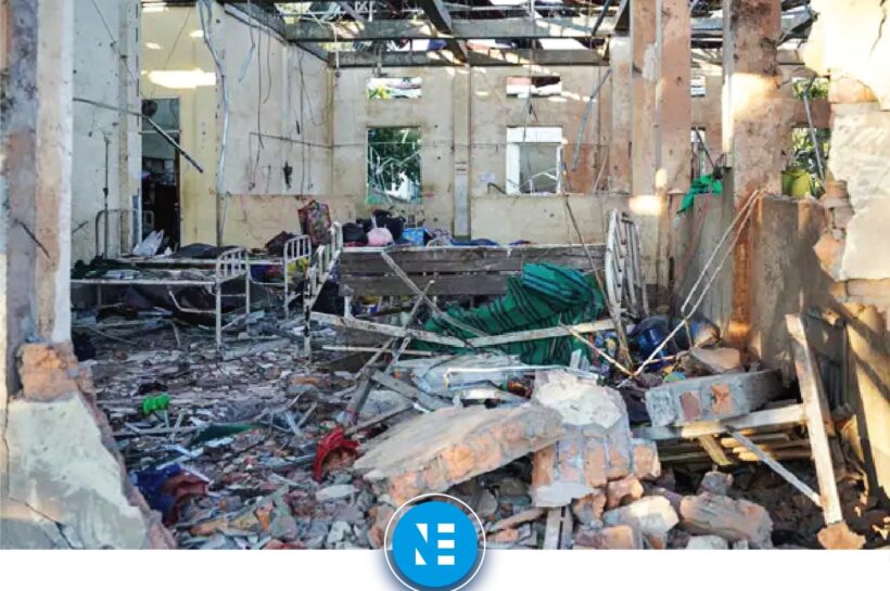 মিয়ানমারে হাসপাতালে বিমান হামলা