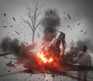 গ্রেনেড বিস্ফোরণের প্রতীকী ছবি।