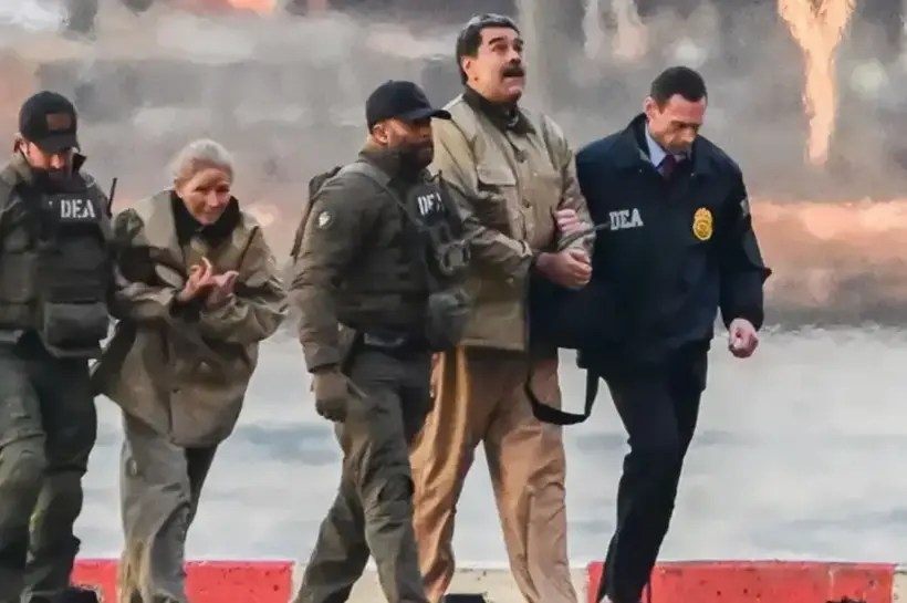 ভেনেজুয়েলার প্রেসিডেন্ট নিকোলাস মাদুরো ও তার স্ত্রী সিলিয়া ফ্লোরেসকে নিউইয়র্কের একটি আদালতে নেওয়া হয়েছে।