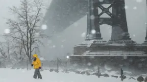 তুষারে ঢেকে গেছে যুক্তরাষ্ট্রের রাস্তাঘাট।