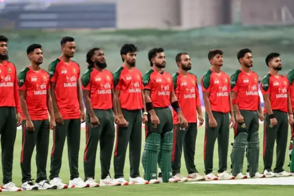 বাংলাদেশের টি-২০ বিশ্বকাপ খেলার বাংলাদেশ ক্রিকেট দল।