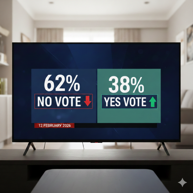 বাংলাদেশের গণভোটের ফলাফল বিশ্লেষণ করে দেখা যায় না ভোটের পক্ষে প্রায় ৬২ শতাংশ এবং হ্যাঁ ভোটের পক্ষে মাত্র ৩৮ শতাংশ মানুষ।