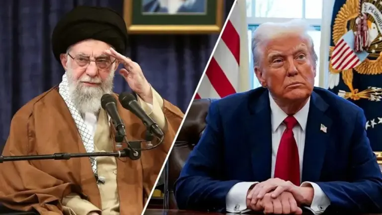 আয়াতুল্লাহ আলী খামেনি ও ডোনাল্ড ট্রাম্প।
