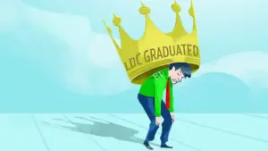 এলডিসি গ্র্যাজুয়েশনের প্রতীকী ছবি।