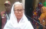 বৃদ্ধা নুরজাহান বেগম।