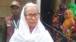 বৃদ্ধা নুরজাহান বেগম।