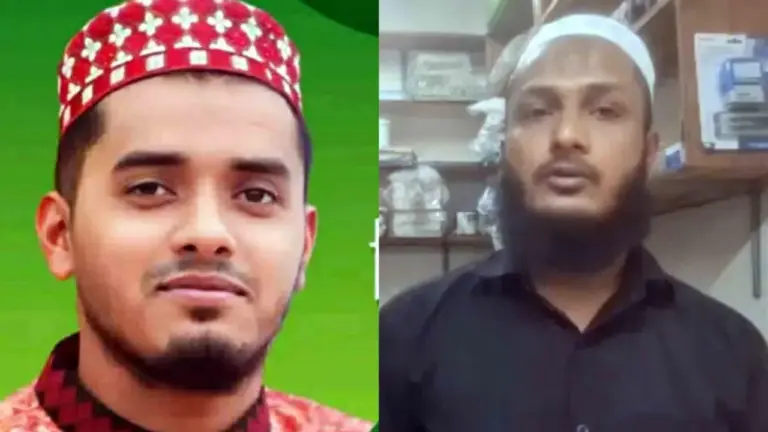 জামায়াত নেতা সৌরভ হোসেন শরীফ ও গ্রেপ্তার সোহেল রানা।