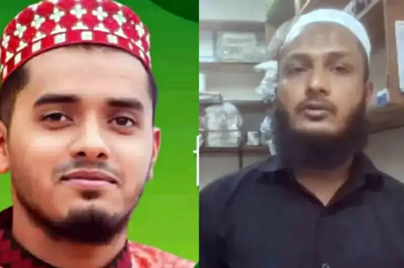 জামায়াত নেতা সৌরভ হোসেন শরীফ ও গ্রেপ্তার সোহেল রানা।