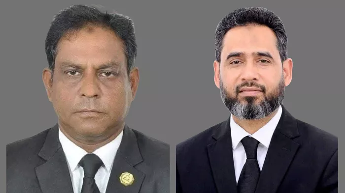 নবনির্বাচিত সভাপতি ও সাধারণ সম্পাদক।