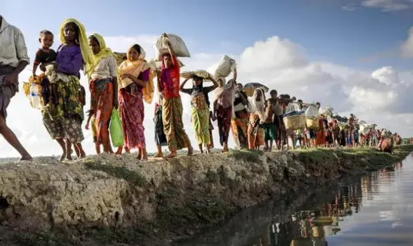 রোহিঙ্গা আশ্রয়প্রার্থীরা।