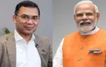 তারেক রহমান ও নরেন্দ্র মোদি।