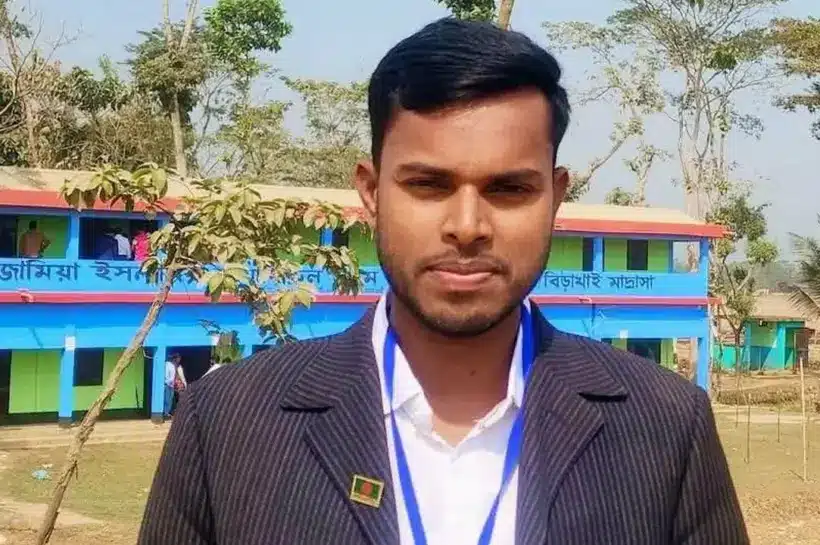 গ্রেপ্তার হওয়া ছাত্রদল নেতা রহমত মারুফ।