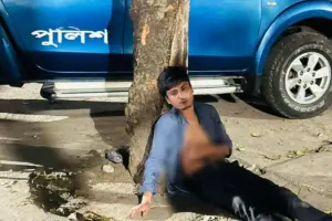 মারধরের শিকার ঢাকা বিশ্ববিদ্যালয়ের দর্শন বিভাগের শিক্ষার্থী রাহিদ খান পাভেল।